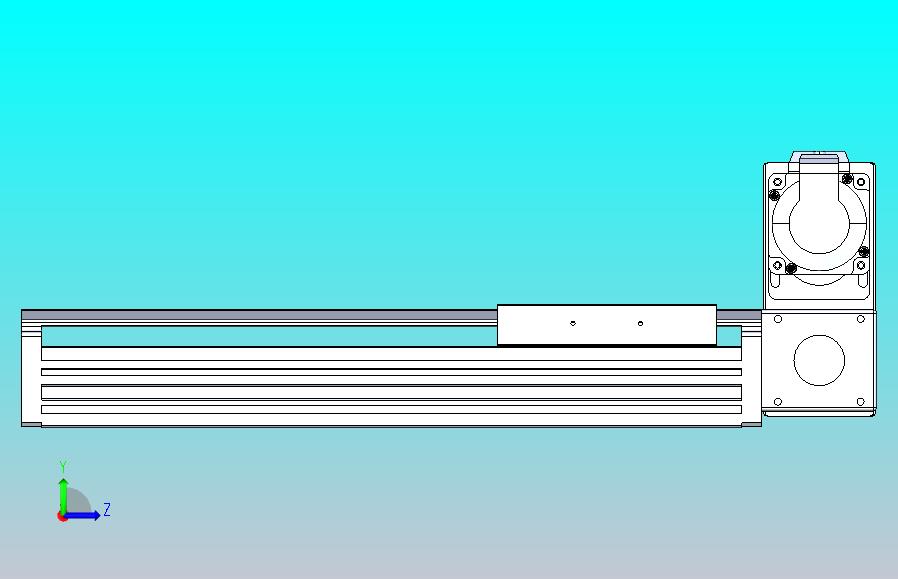 皮带直线轴半封闭可选导轨TPA-HNB-120D-110-L200-RU-C-P40-N3