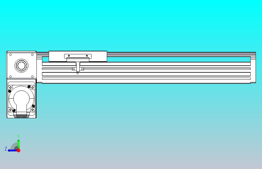 皮带直线轴半封闭可选导轨TPA-HNB-120D-110-L250-LP-Y-P40-N3