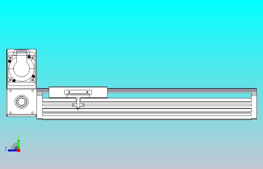 皮带直线轴半封闭可选导轨TPA-HNB-120D-110-L250-LU-C-P40-N3