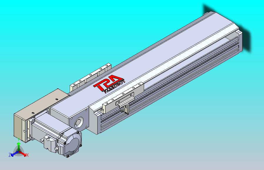皮带直线轴半封闭可选导轨TPA-HNB-120D-110-L250-ML-C-P40-N3