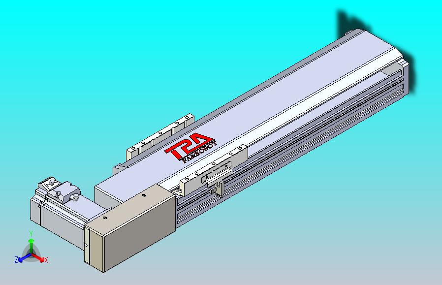 皮带直线轴半封闭可选导轨TPA-HNB-120D-110-L250-MR-C-P40-N3