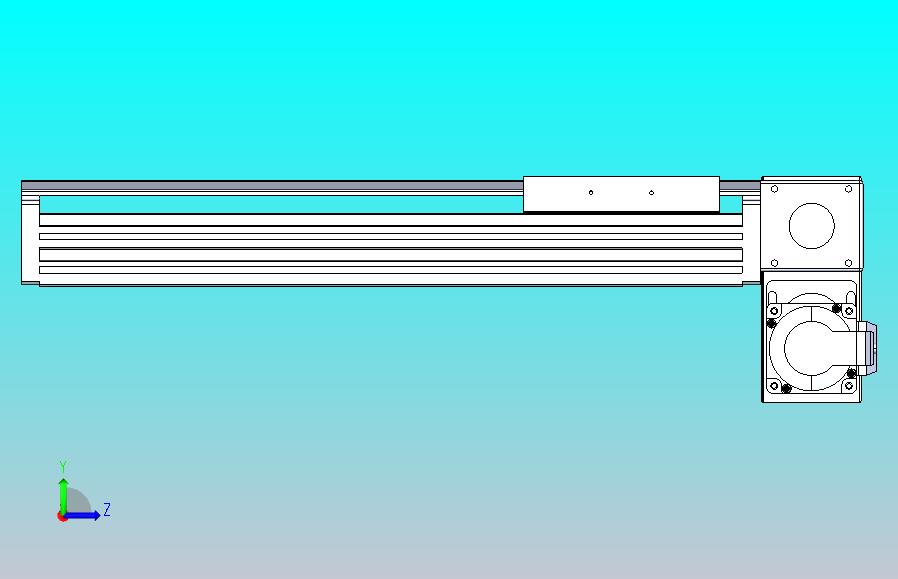 皮带直线轴半封闭可选导轨TPA-HNB-120D-110-L250-RP-Y-P40-N3