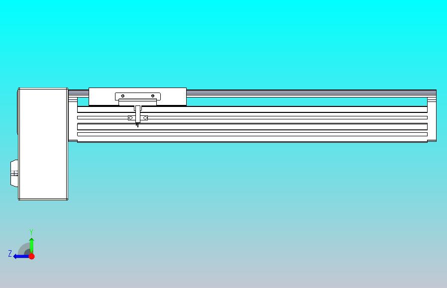 皮带直线轴半封闭可选导轨TPA-HNB-120D-110-L250-RP-Y-P40-N3