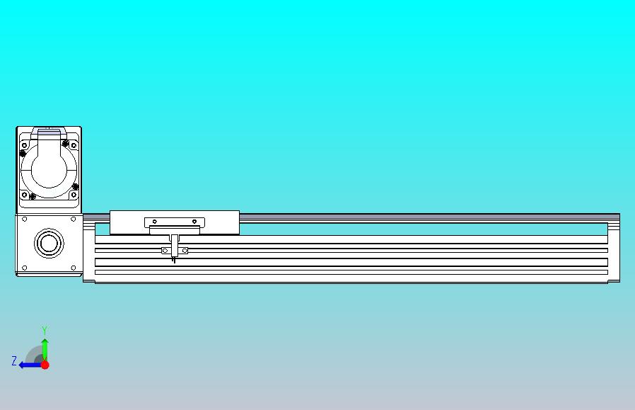 皮带直线轴半封闭可选导轨TPA-HNB-120D-110-L300-LU-C-P40-N3