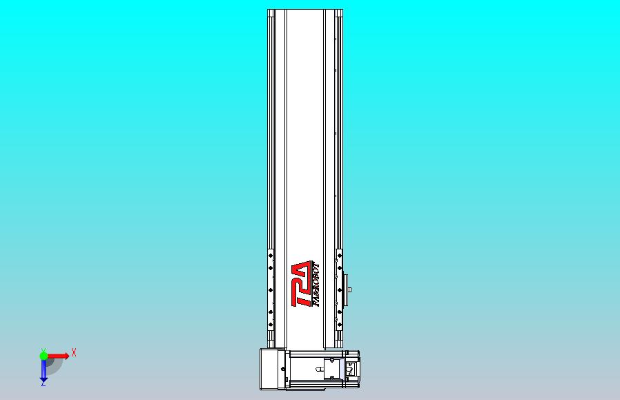 皮带直线轴半封闭可选导轨TPA-HNB-120D-110-L300-LU-Y-P40-N3