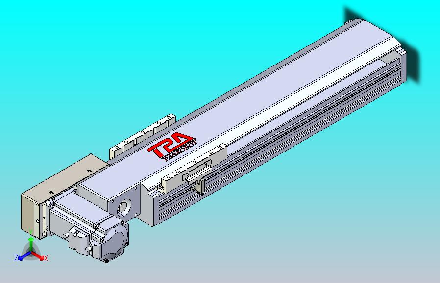 皮带直线轴半封闭可选导轨TPA-HNB-120D-110-L300-ML-C-P40-N3