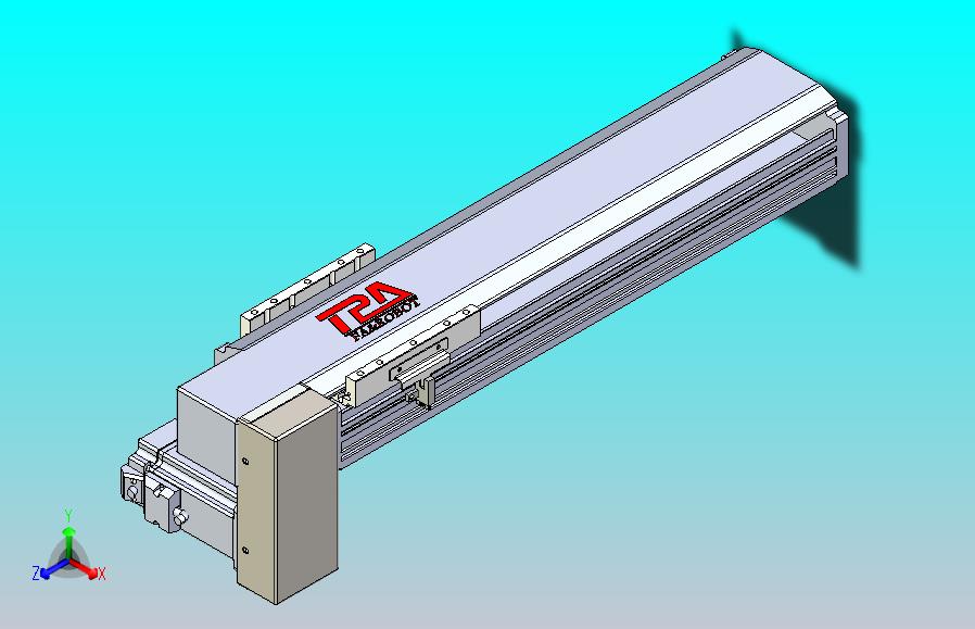 皮带直线轴半封闭可选导轨TPA-HNB-120D-110-L300-RP-C-P40-N3