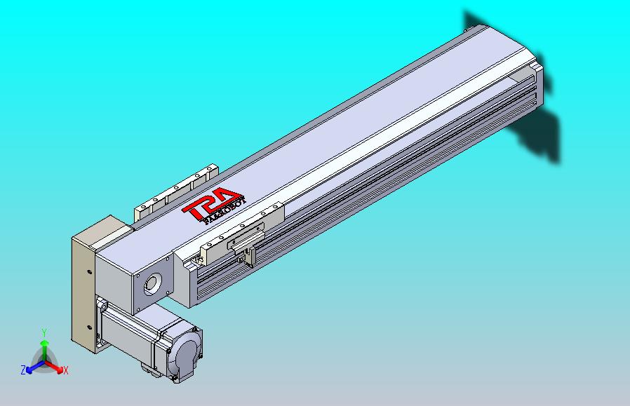 皮带直线轴半封闭可选导轨TPA-HNB-120D-110-L350-LP-C-P40-N3