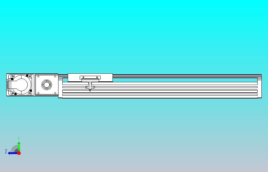 皮带直线轴半封闭可选导轨TPA-HNB-120D-110-L350-ML-Y-P40-N3