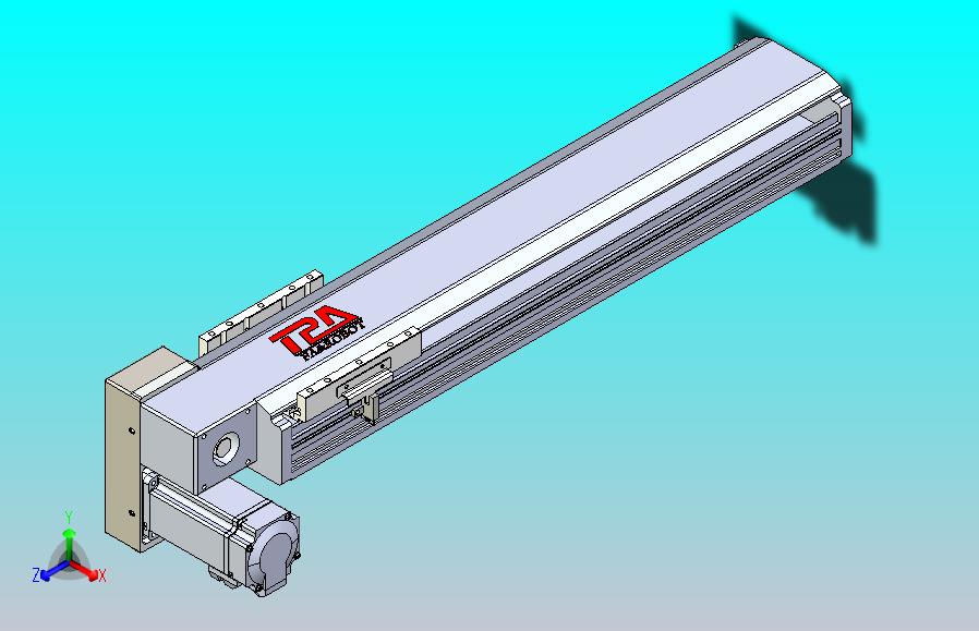 皮带直线轴半封闭可选导轨TPA-HNB-120D-110-L400-LP-Y-P40-N3
