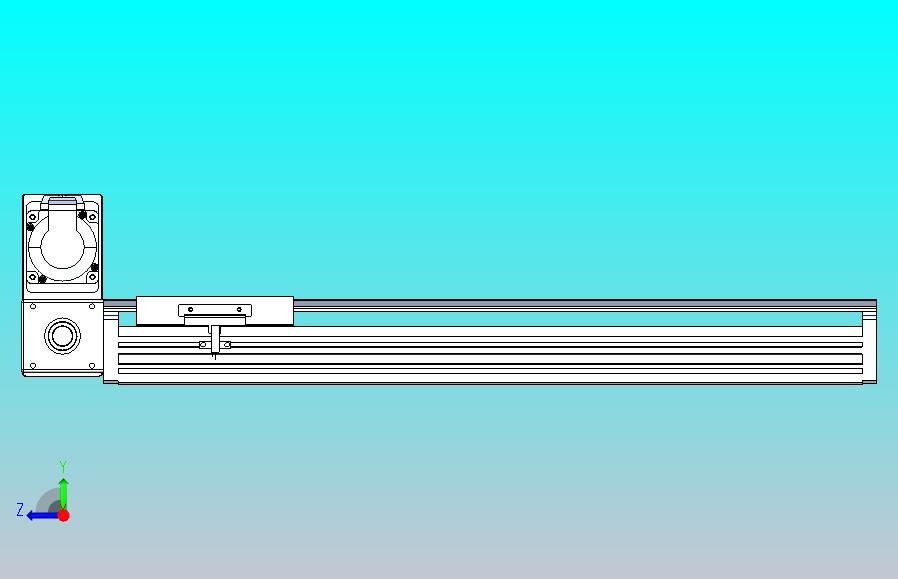 皮带直线轴半封闭可选导轨TPA-HNB-120D-110-L400-LU-C-P40-N3