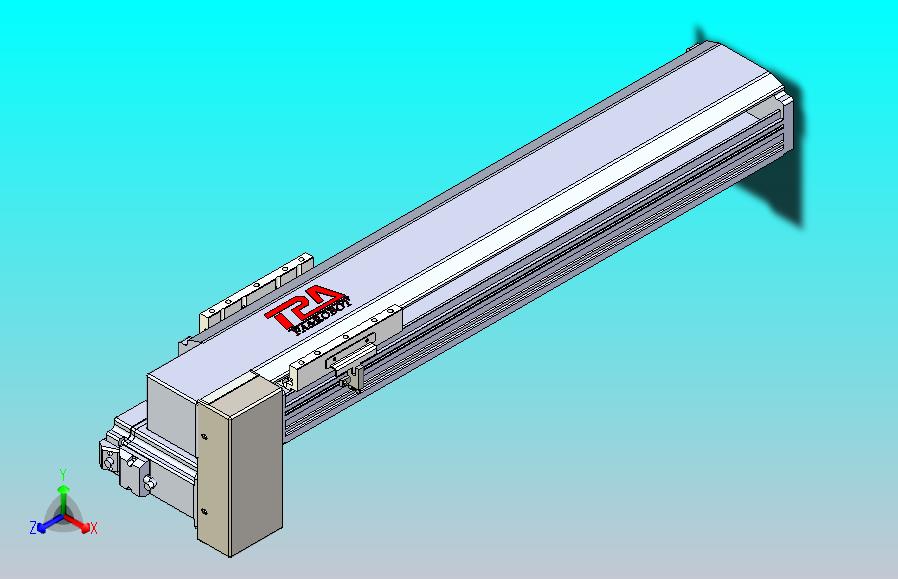 皮带直线轴半封闭可选导轨TPA-HNB-120D-110-L400-RP-Y-P40-N3
