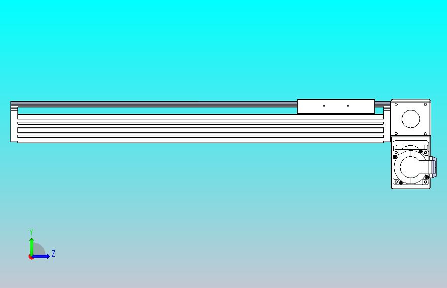 皮带直线轴半封闭可选导轨TPA-HNB-120D-110-L400-RP-Y-P40-N3