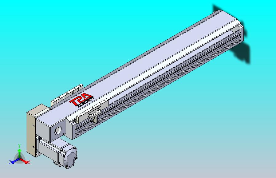 皮带直线轴半封闭可选导轨TPA-HNB-120D-110-L500-LP-C-P40-N3