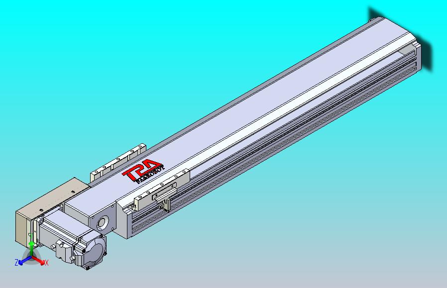 皮带直线轴半封闭可选导轨TPA-HNB-120D-110-L500-ML-Y-P40-N3