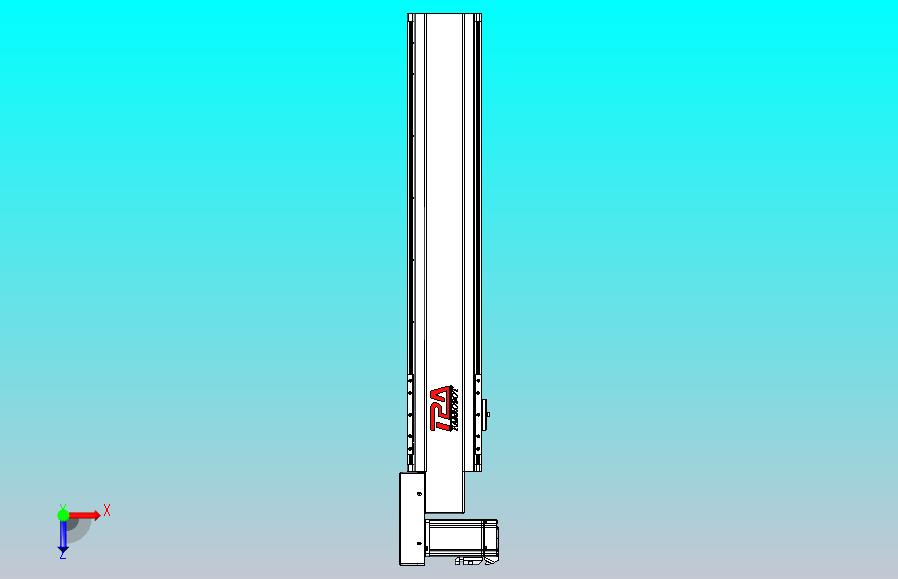 皮带直线轴半封闭可选导轨TPA-HNB-120D-110-L500-ML-Y-P40-N3