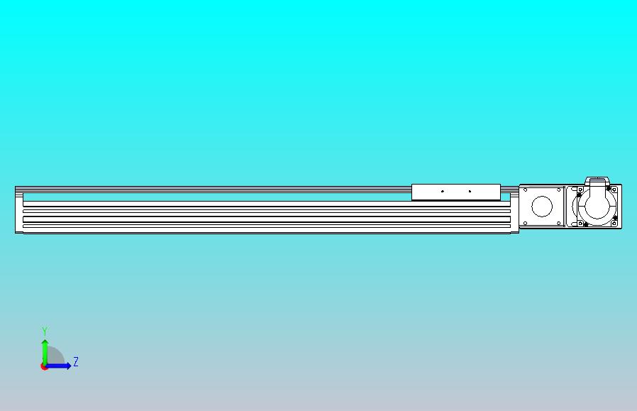 皮带直线轴半封闭可选导轨TPA-HNB-120D-110-L500-MR-Y-P40-N3