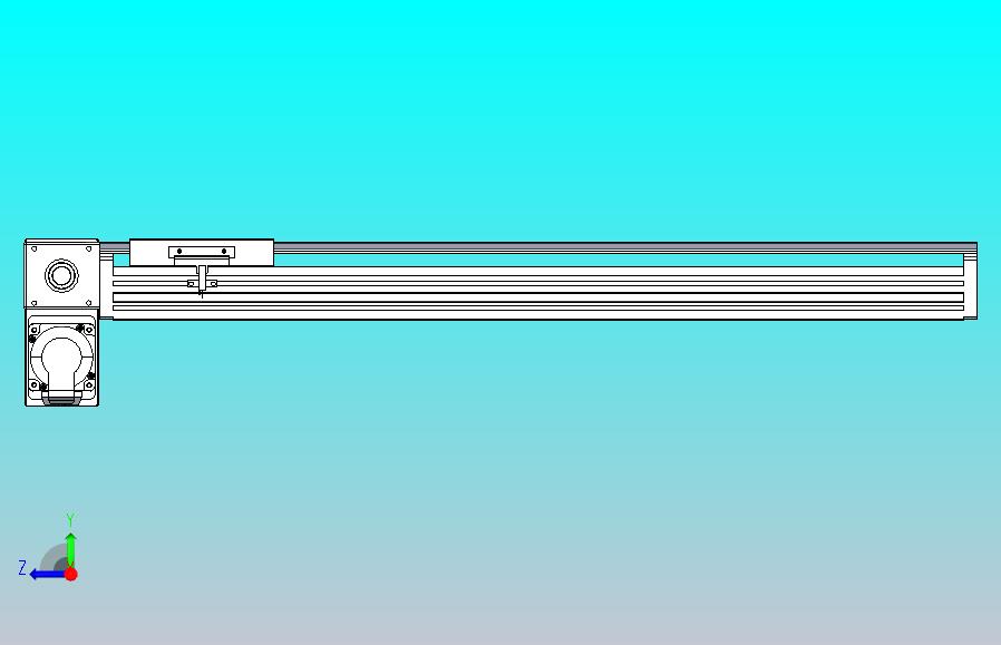 皮带直线轴半封闭可选导轨TPA-HNB-120D-110-L550-LP-Y-P40-N3