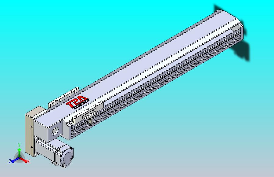 皮带直线轴半封闭可选导轨TPA-HNB-120D-110-L550-LP-Y-P40-N3