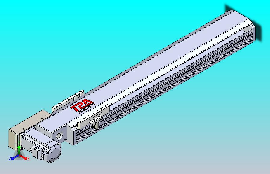 皮带直线轴半封闭可选导轨TPA-HNB-120D-110-L550-ML-Y-P40-N3