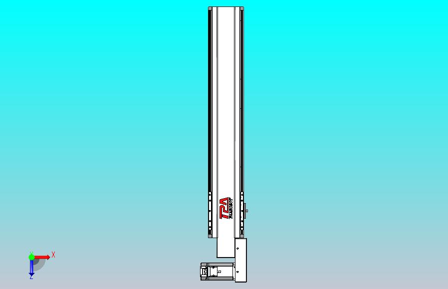 皮带直线轴半封闭可选导轨TPA-HNB-120D-110-L550-MR-Y-P40-N3