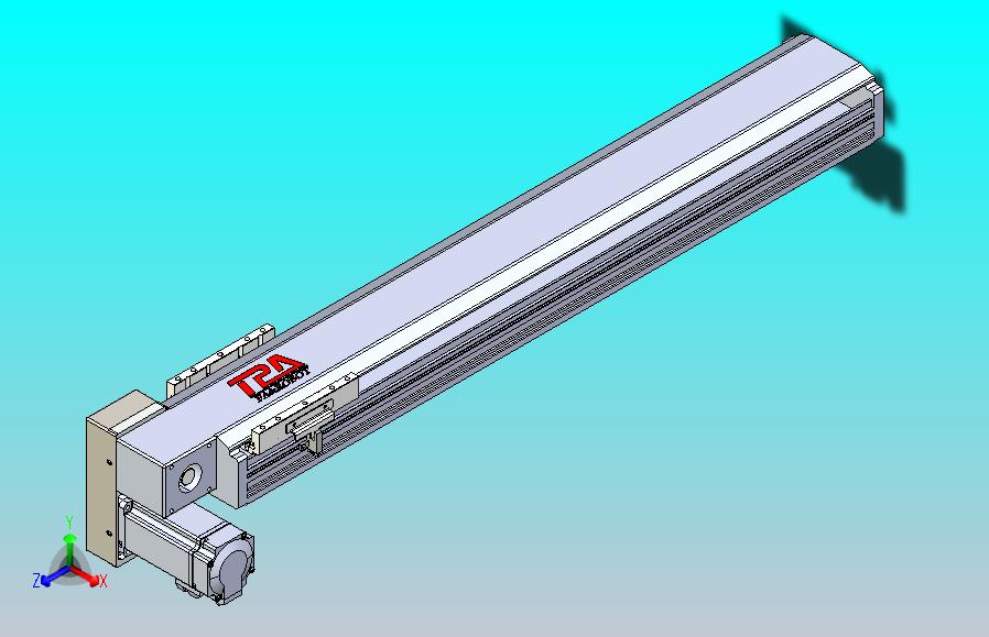 皮带直线轴半封闭可选导轨TPA-HNB-120D-110-L600-LP-C-P40-N3
