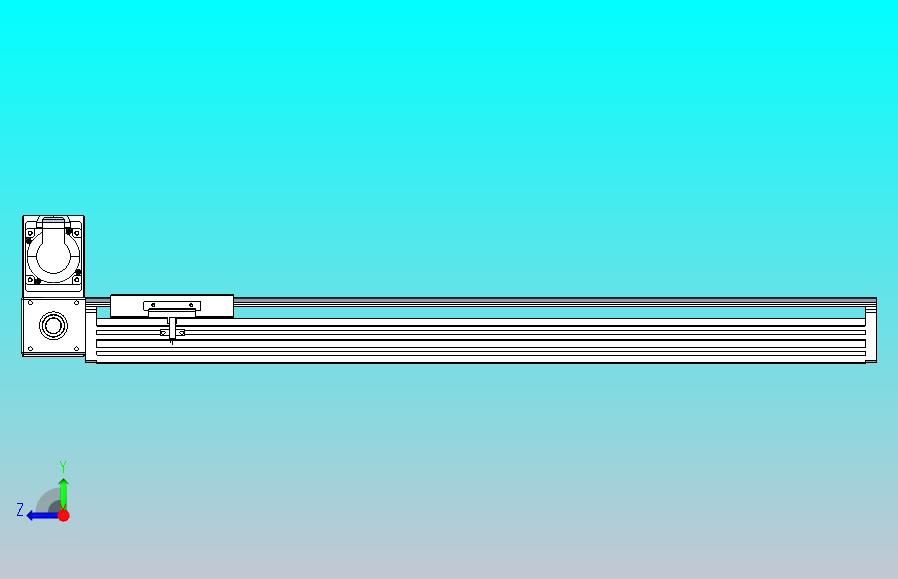 皮带直线轴半封闭可选导轨TPA-HNB-120D-110-L600-LU-Y-P40-N3