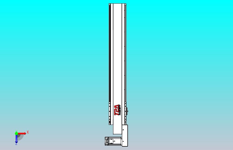 皮带直线轴半封闭可选导轨TPA-HNB-120D-110-L600-MR-Y-P40-N3