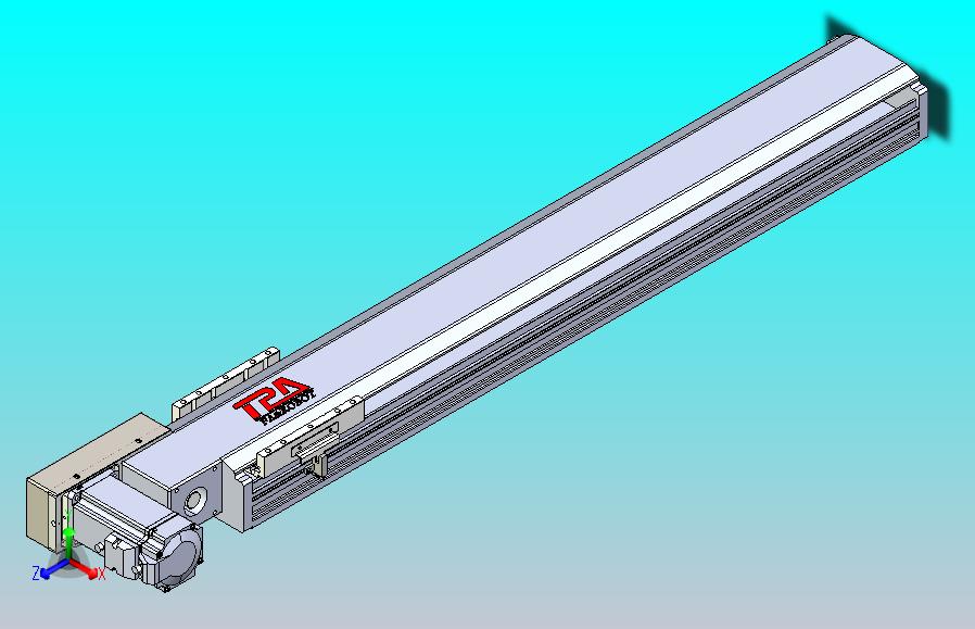 皮带直线轴半封闭可选导轨TPA-HNB-120D-110-L650-ML-Y-P40-N3