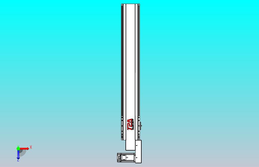 皮带直线轴半封闭可选导轨TPA-HNB-120D-110-L650-MR-Y-P40-N3