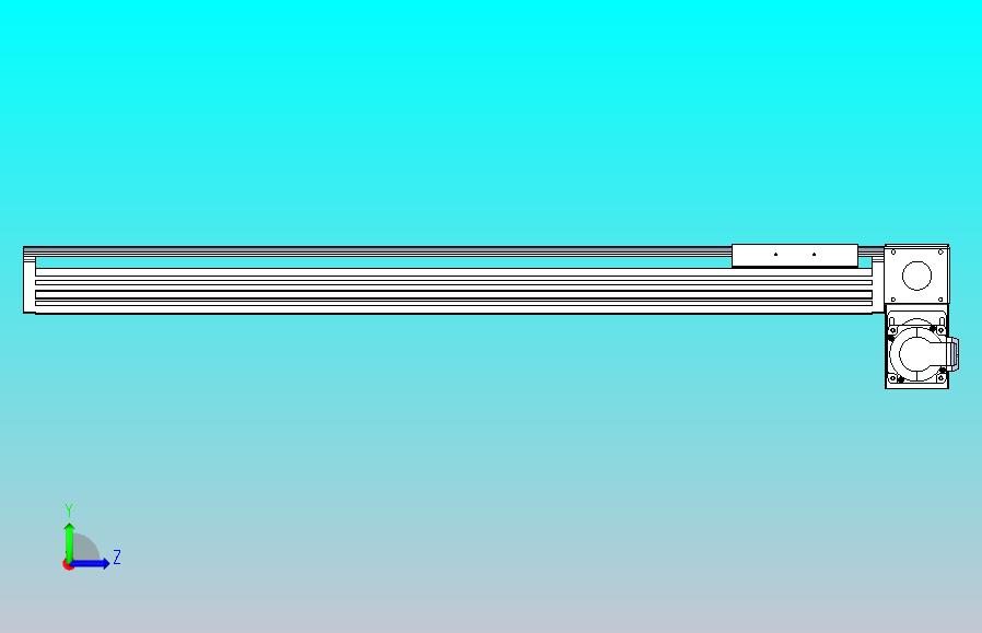 皮带直线轴半封闭可选导轨TPA-HNB-120D-110-L650-RP-Y-P40-N3
