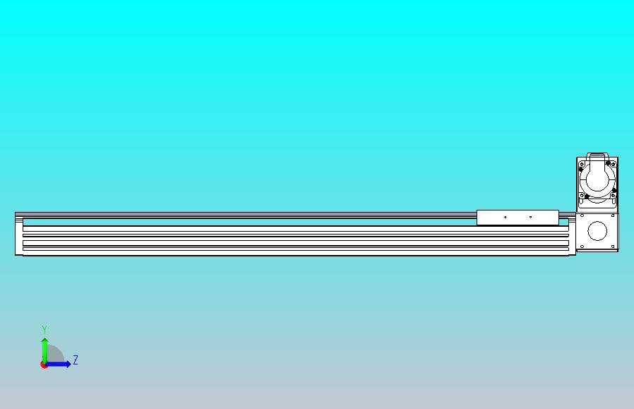 皮带直线轴半封闭可选导轨TPA-HNB-120D-110-L650-RU-Y-P40-N3