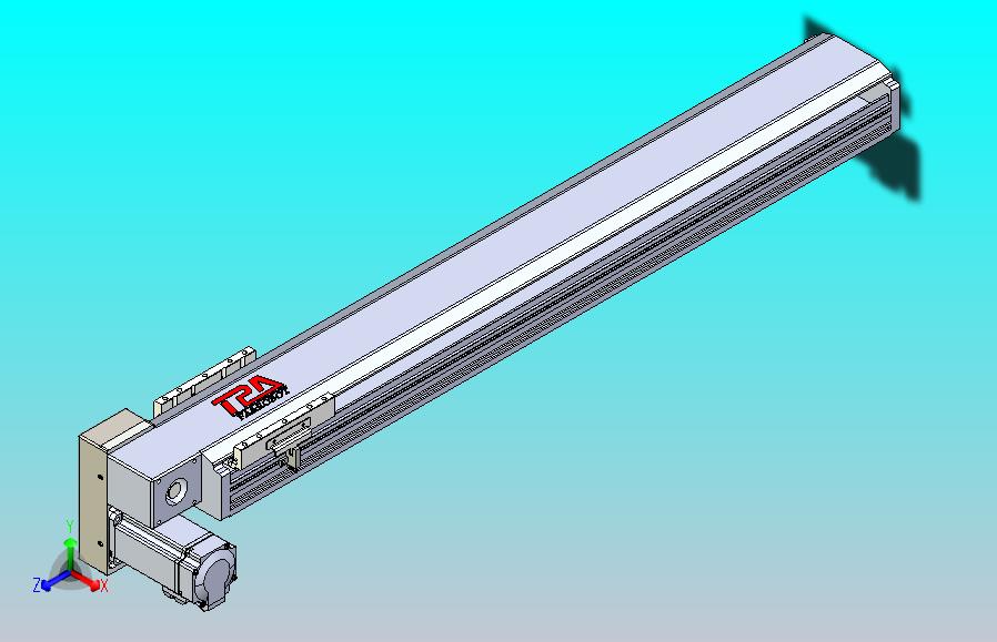 皮带直线轴半封闭可选导轨TPA-HNB-120D-110-L700-LP-C-P40-N3