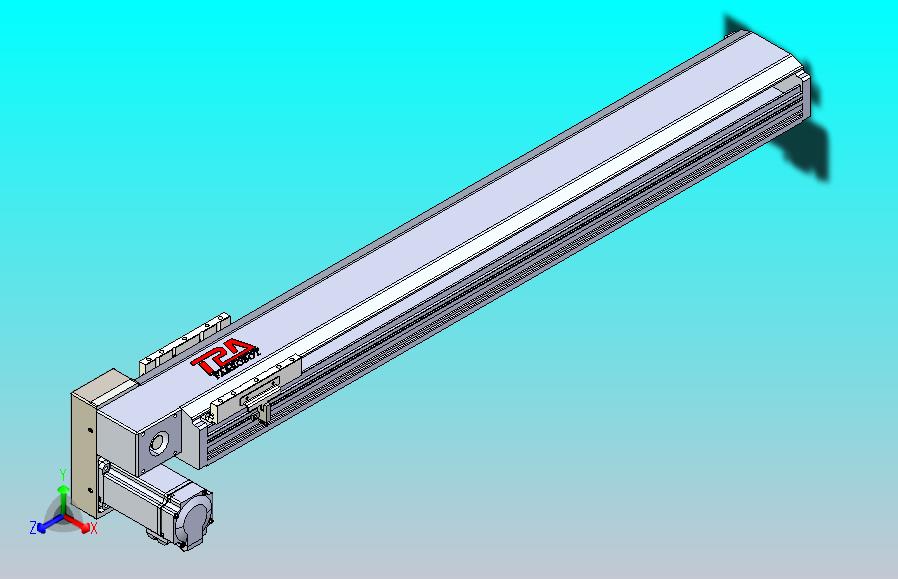 皮带直线轴半封闭可选导轨TPA-HNB-120D-110-L700-LP-C-P40-N3