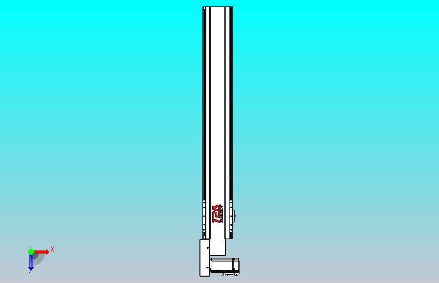 皮带直线轴半封闭可选导轨TPA-HNB-120D-110-L700-ML-Y-P40-N3
