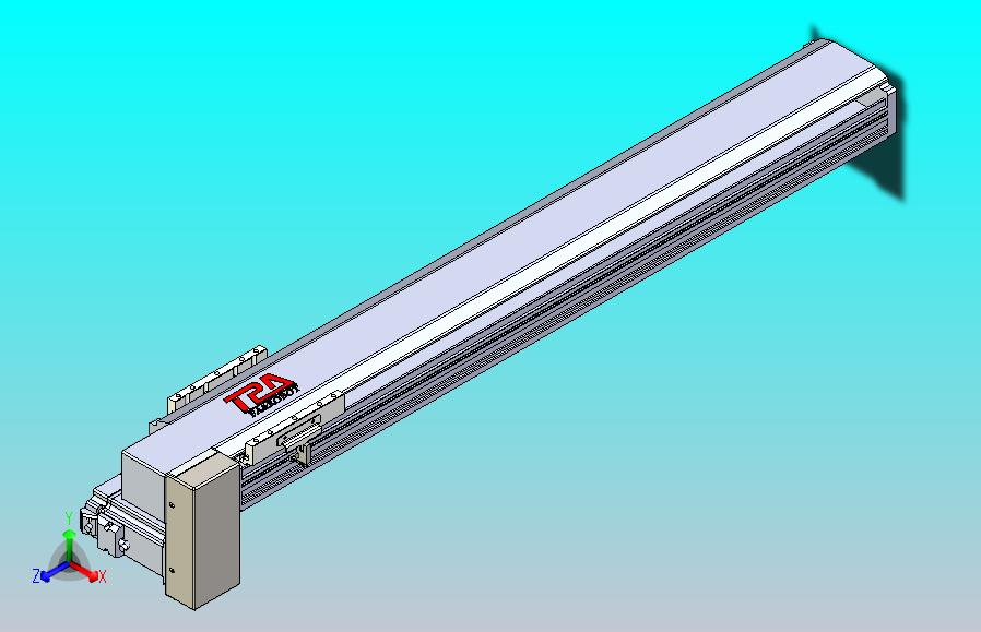 皮带直线轴半封闭可选导轨TPA-HNB-120D-110-L700-RP-Y-P40-N3