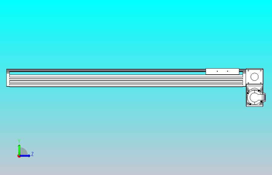 皮带直线轴半封闭可选导轨TPA-HNB-120D-110-L700-RP-Y-P40-N3