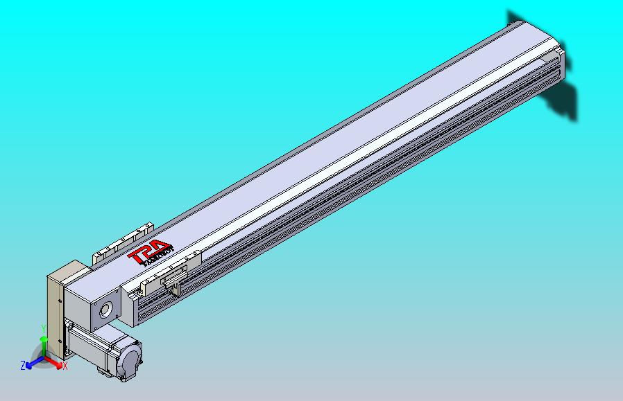 皮带直线轴半封闭可选导轨TPA-HNB-120D-110-L750-LP-C-P40-N3