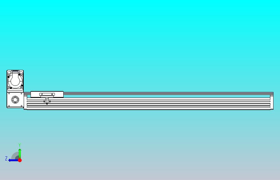 皮带直线轴半封闭可选导轨TPA-HNB-120D-110-L750-LU-Y-P40-N3