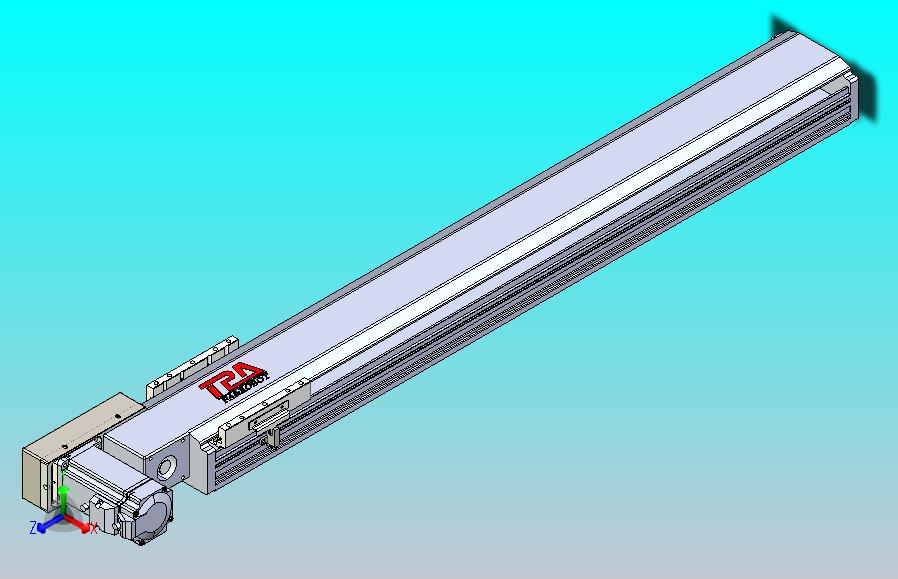皮带直线轴半封闭可选导轨TPA-HNB-120D-110-L750-ML-C-P40-N3
