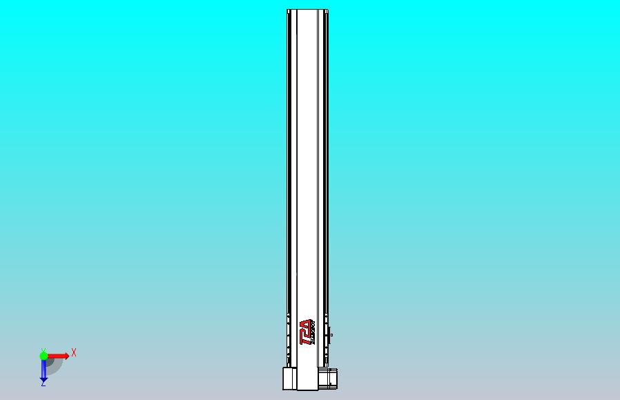 皮带直线轴半封闭可选导轨TPA-HNB-120D-110-L800-LP-Y-P40-N3