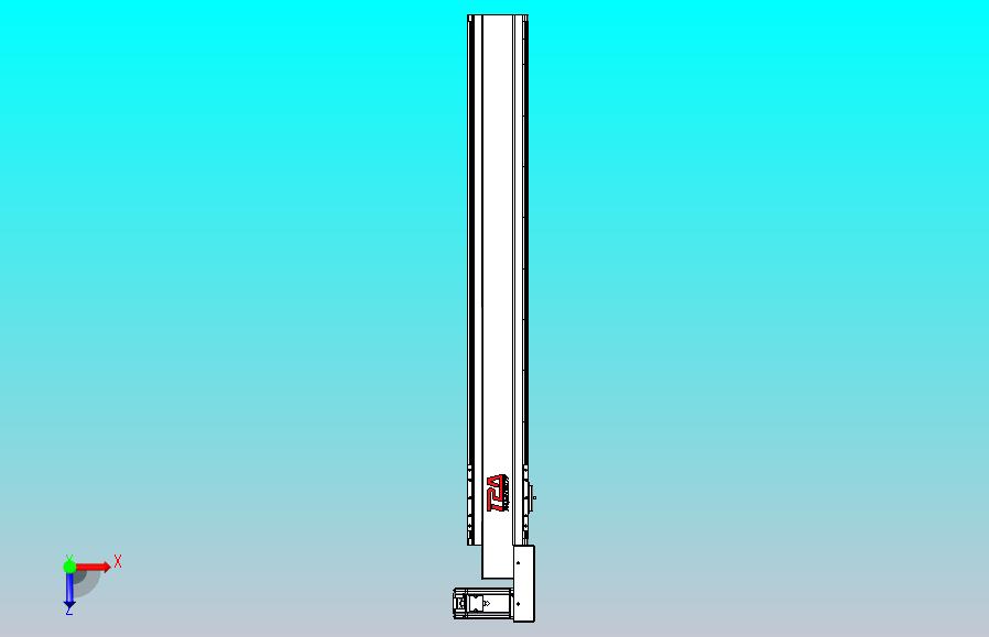 皮带直线轴半封闭可选导轨TPA-HNB-120D-110-L800-MR-Y-P40-N3
