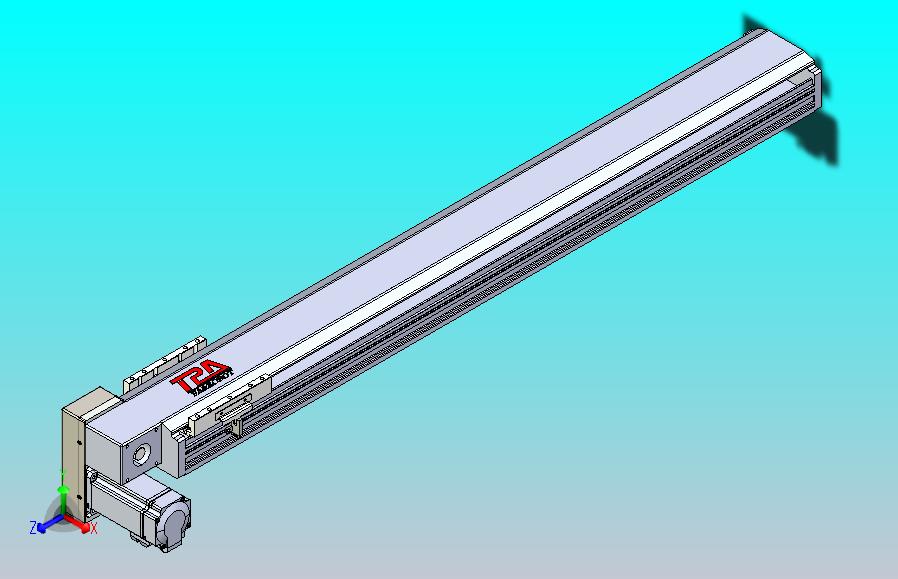 皮带直线轴半封闭可选导轨TPA-HNB-120D-110-L850-LP-Y-P40-N3
