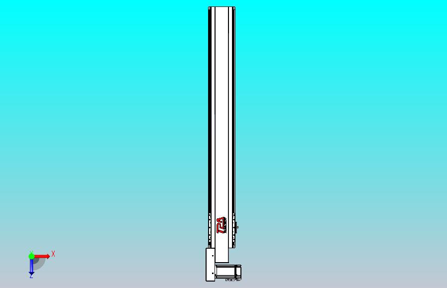 皮带直线轴半封闭可选导轨TPA-HNB-120D-110-L850-ML-Y-P40-N3