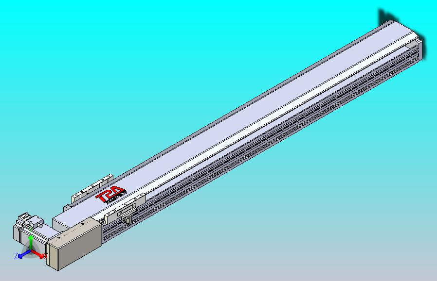 皮带直线轴半封闭可选导轨TPA-HNB-120D-110-L850-MR-Y-P40-N3