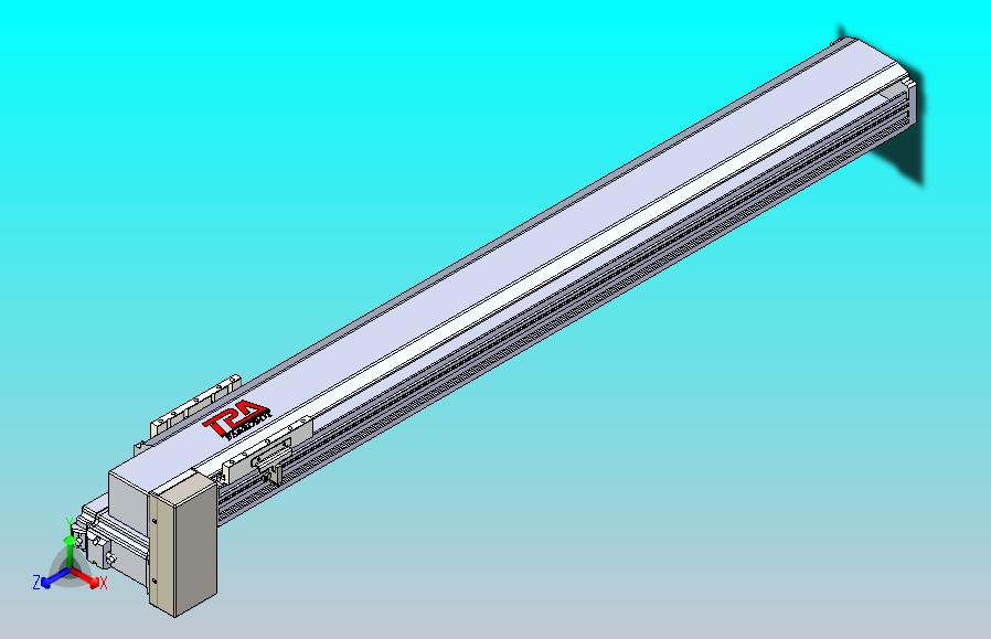 皮带直线轴半封闭可选导轨TPA-HNB-120D-110-L850-RP-Y-P40-N3