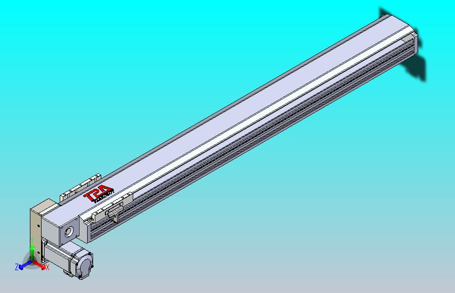 皮带直线轴半封闭可选导轨TPA-HNB-120D-110-L900-LP-Y-P40-N3