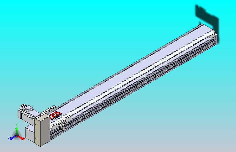 皮带直线轴半封闭可选导轨TPA-HNB-120D-110-L900-RU-Y-P40-N3
