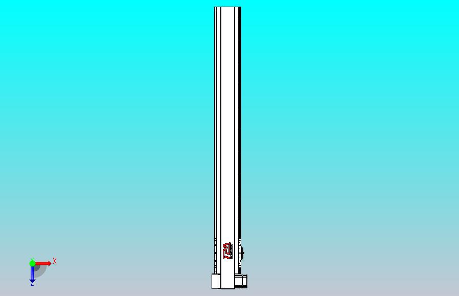皮带直线轴半封闭可选导轨TPA-HNB-120D-110-L950-LP-Y-P40-N3
