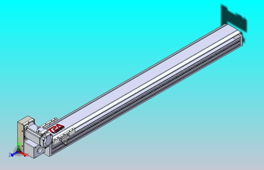 皮带直线轴半封闭可选导轨TPA-HNB-120D-110-L950-LU-C-P40-N3
